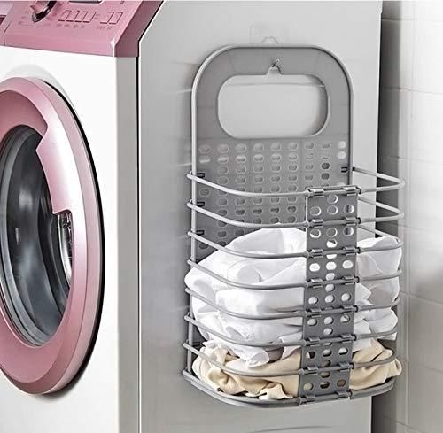 Multipurpose Foldable Hanging Laundry Basket For Home