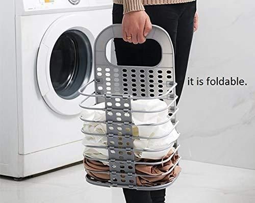 Multipurpose Foldable Hanging Laundry Basket For Home