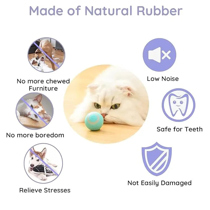 Interactive Automatic Rolling Cat Toy-Toys For Pets | Interactive Toys for Cats