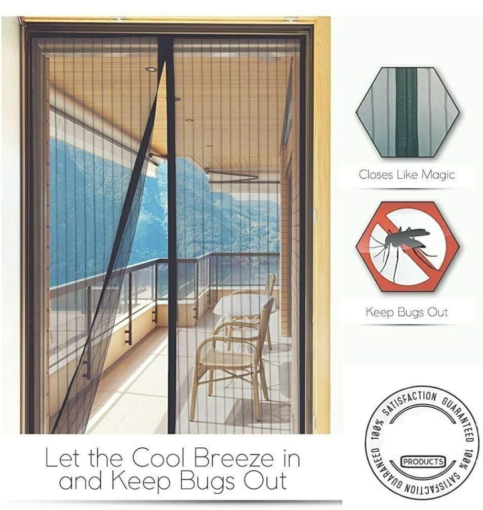 Magnetic Foldable Anti Mosquito Door Curtains (Combo Pack of 2)