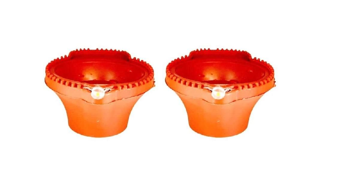 LED Light Water Sensor Diyas for Home Decor, Ambient Lights, (Pack of 6/12/18/24/36)