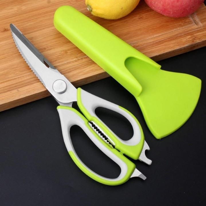 Multifunctional Kitchen Scissors With Magnetic Holder