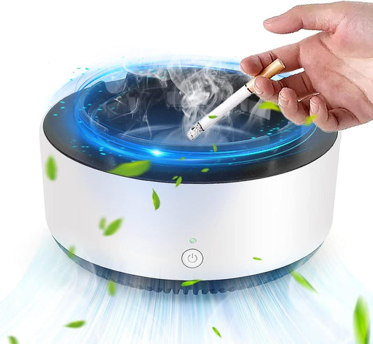 Puff Bro Smokeless Ashtray with Air Purifier-Go Smokeless With Self Extinguishing Smart Ashtray