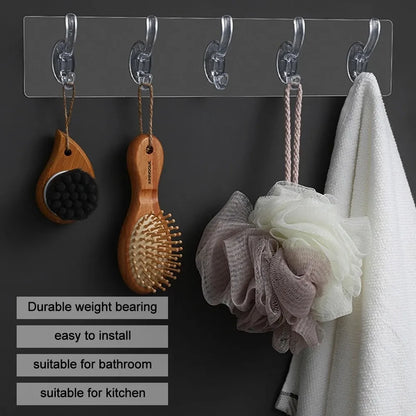 Self Adhesive Heavy Duty Wall Hanger For Home, Kitchen and Bathroom (Combo Pack of 2)