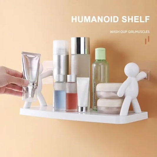 Stand Holder Self Adhesive Storage Stand Holder Soap Holder Shampoo Holder Wall Mounted Stand Holder Cartoon Stand Wall Mount Bathroom Stand