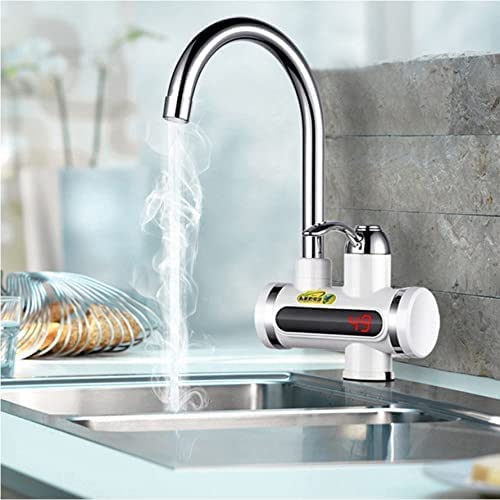 Water Heater n Tankless Electric Fast Water Heating Tap Instant Electric Water Heater Faucet Digital Display Instant Hot Faucet Kitchen Electric Tap