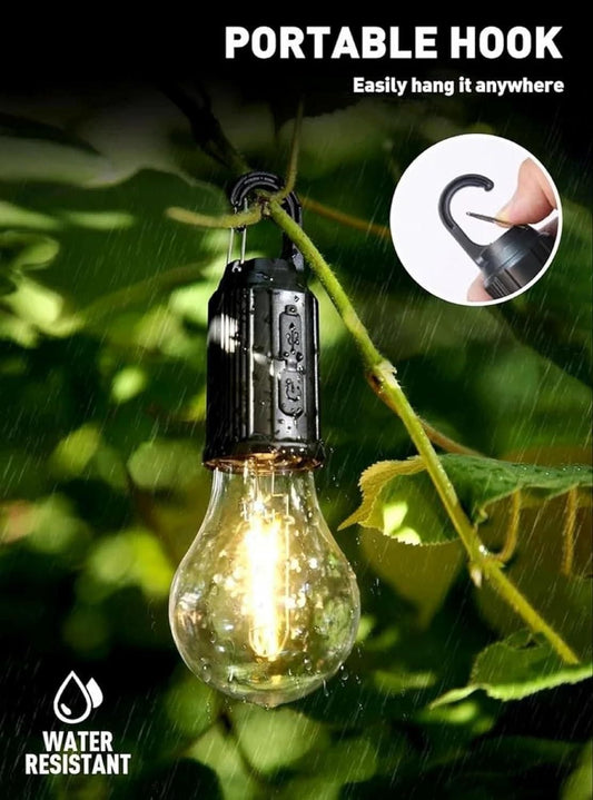 Decorative & Functional USB Powered Hanging Bulb with 3 Modes-Camping Lamp-Pack of 1